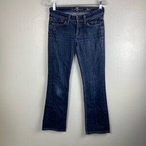 7 for all Mankind Flynt Flare Blue Jeans women’s size 25